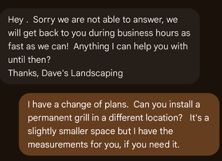 Multi-channel response